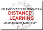 Distance Learning Starts Monday, March 30th