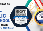 Orlando Science Middle/High has again ranked #1 as the Best High School in the Orlando 